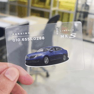 투명 아크릴 주차번호안내판