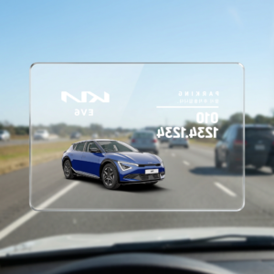 Alternative view of 기아 자동차전화번호판 투명 아크릴 커스텀 주차 알림판